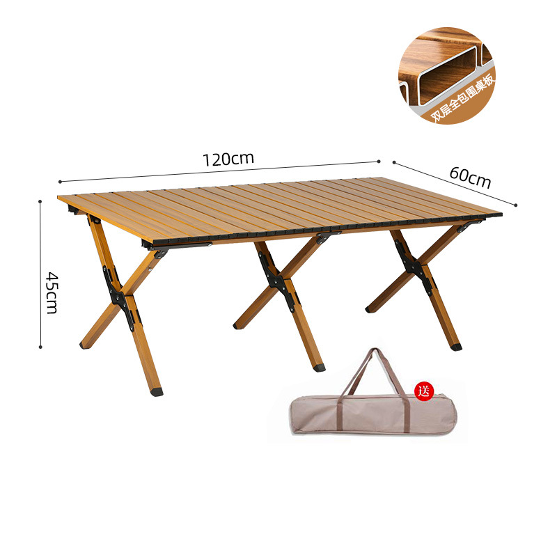 Large-Double panel Aluminum alloy egg roll table