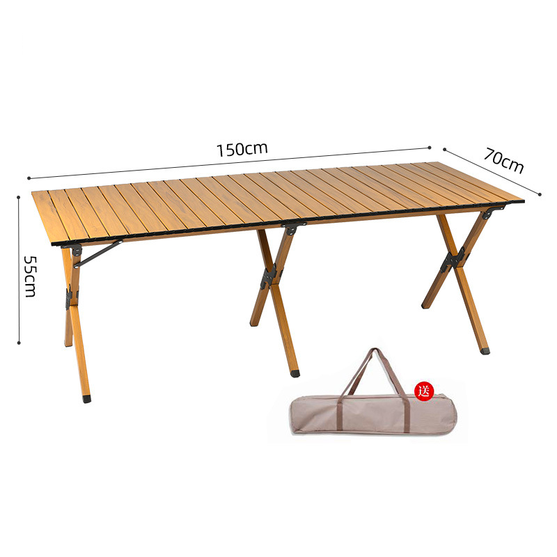 Extra Large-Double Panel Aluminum alloy egg roll table